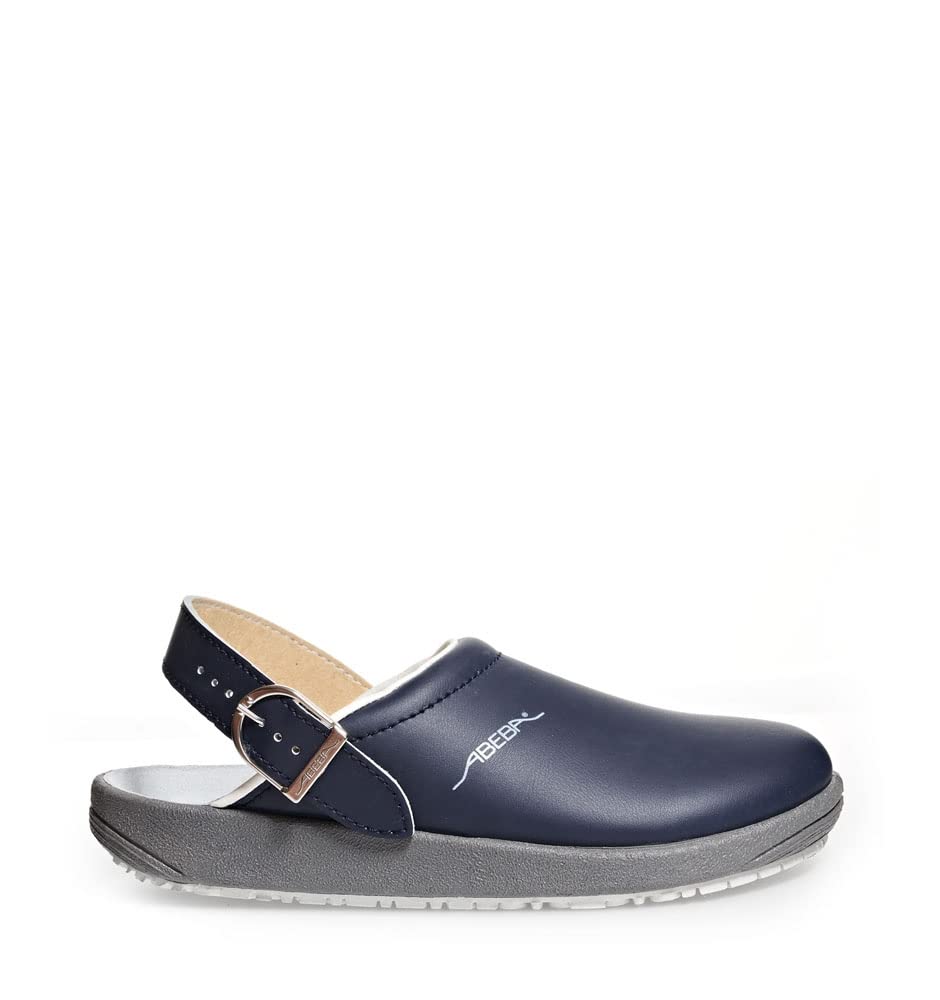 Abeba 9250-45 Size 45 "Rubber" Occupational-Clog Shoe - Marine Blue