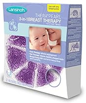 Lansinoh TheraPearl 3-in-1 Hot or Cold Breast Therapy, 2 Count