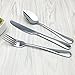 Cutlery,Home Use Stainless Steel Western Tableware 4-Piece Dinnerware Set knife fork spoon teaspoon by Alytimes