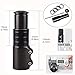 Bike Fork Stem Extender Aluminum Alloy Adjustable Handlebar Riser Adaptor for Mountain Bike, Road Bike, MTB, BMX, Fixie (Black)thumb 1