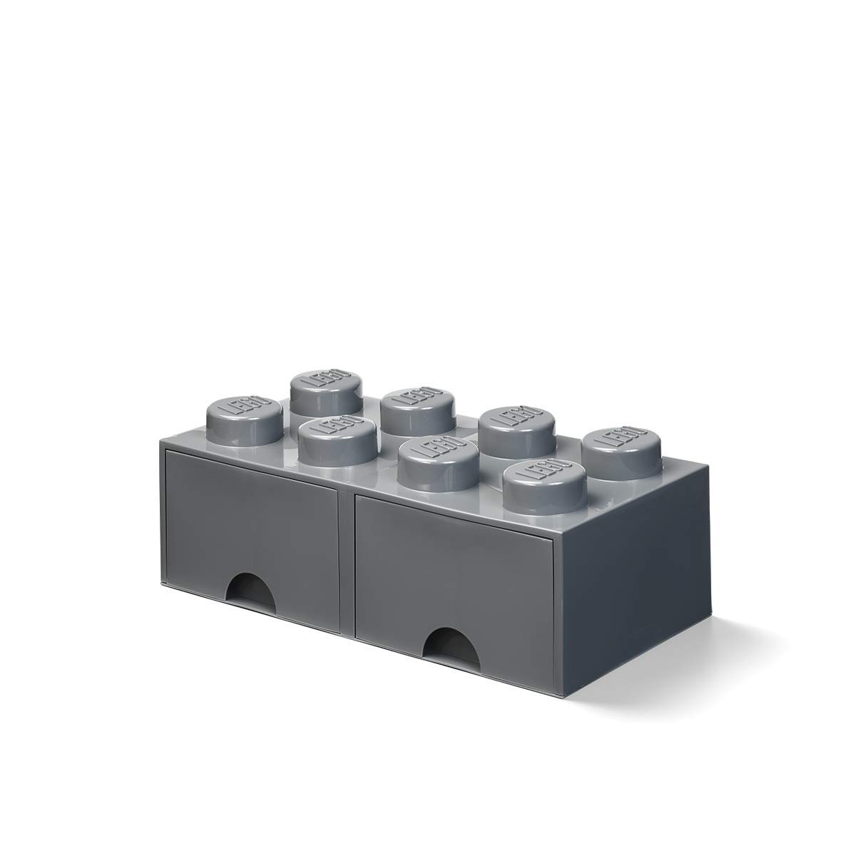 Room CopenhagenLego Brick Drawer - Stackable Storage and Décor - Brick 8, Dark Grey