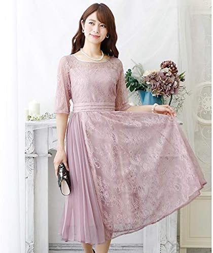 Amazon プールヴー Pourvous 結婚式 ワンピース ローズピンク 3180 4l ワンピース チュニック 通販