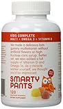 SmartyPants Vitamins Gummy Vitamins with Omega 3 Fish Oil and Vitamin D, Pack of 3 (120 Count Each) (wcjyp37)