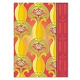 Christopher Dresser Fabric Lined Journal: Magnetic Closure Journal With 160 Pages, Penholder, And Pocket