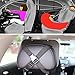 Droiee Baby Back Seat Mirror [Shatterproof Glass] The Best Baby Car Mirror Rear Facing [with Cleaning Cloth & Traveling Toys for Kids] - Adjustable Back Seat Mirror [ Black]
