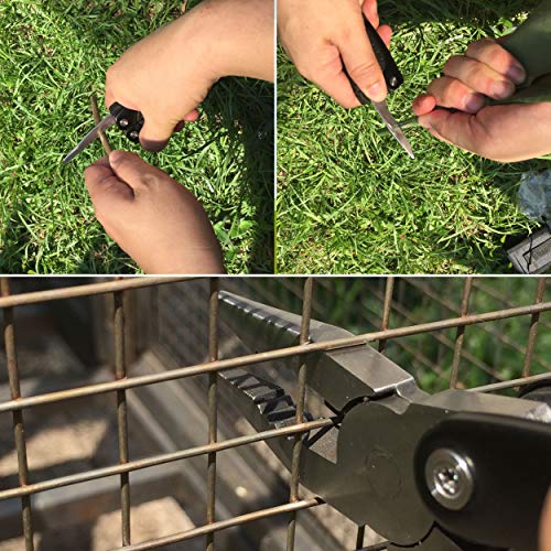 Multi Tool - 15 in 1 Premium Multitool, Multifunction Pocket Stainless Steel Knife Super Tool Set, Folding Saw, Wire Cutter, Pliers, Sheath, Multi Purpose Tools, Survival, Camping, Hunting, Fishing