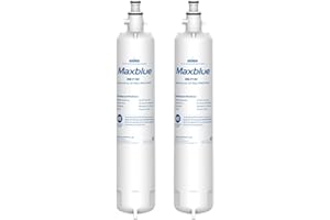 Maxblue Replacement for GE® RPWFE®, RPWF (with CHIP) Refrigerator Water Filter, Compatible with WSG-4, WF277, GFE28GMKES, PFE28KBLTS, GFD28GSLSS, PWE23KSKSS, GYE22HMKES, DFE28JSKSS, 2 Filters