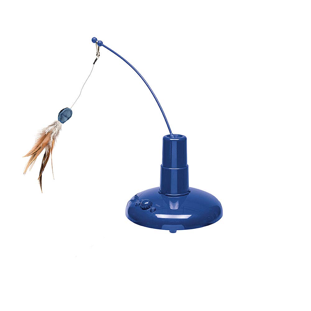 Ferplast RAPTOR Cat Toy, Electronic Cat Toy, Interactive Cat Toy with Various Speeds, Ø 48 x 34 cm