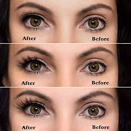 Magnetic Eyelashes With Eyeliner, Magnetic Eyeliner And Lashes, Magnetic Eyelash, Magnetic False Lashes with Magnetic Eyeliners Kit Easy To Wear 3-Style (6-Pieces)