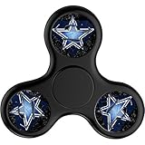 Dallas Cowboys Hand Spinner, Tri Spinner Fidget Toy Stress Reducer Work Fast Low-noise Durable Stable for Chindren and Adults, Anxiety Stress ADD and ADHD Reducer Paient Treatment-Black