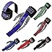 Weight Lifting Bar Straps With Wrist Support Wraps In Various Colours (Black/Blue)