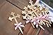 Christening Decorations. Baptism Cross Cupcake Toppers 12CT.