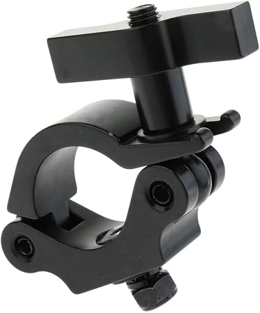 Amazon アルミニウムled段階ライトフッククランプフィット48mm 51mm Odチューブパイプ11x3cm ライトスタンド 通販