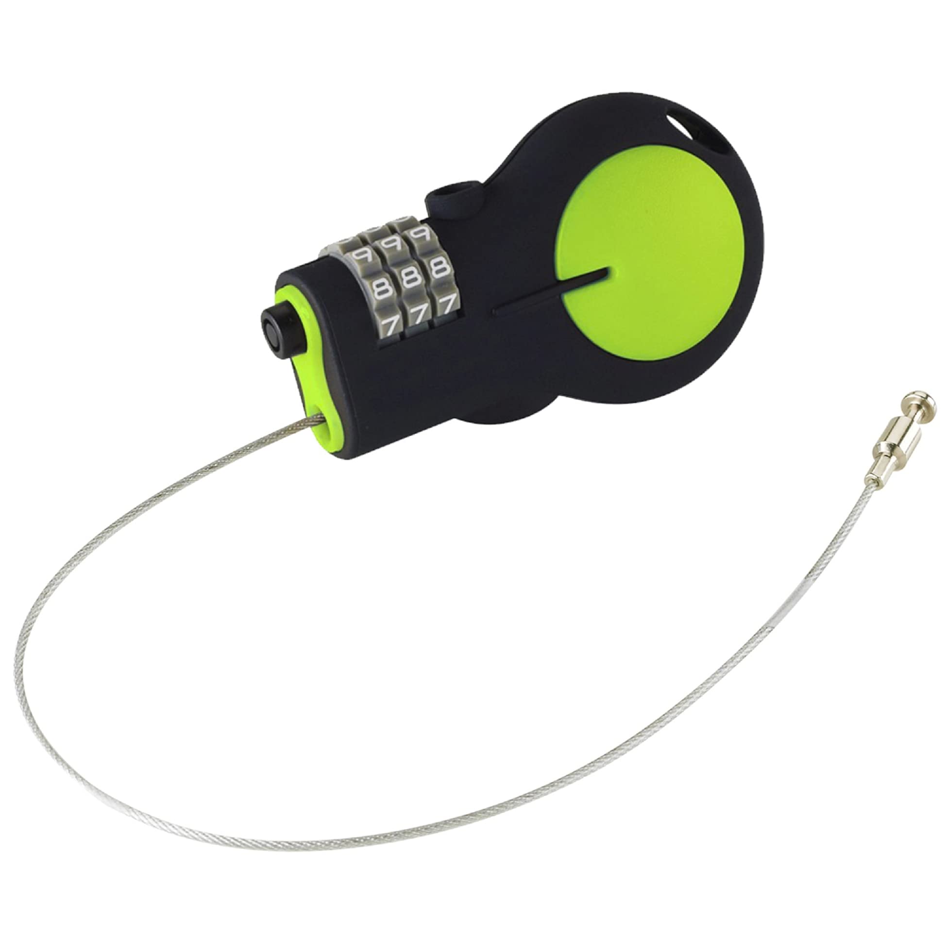 Photo 1 of Lewis N. Clark Cable Luggage Lock | TSA Approved | Travel Or Bike Lock | Set Your Own Combination | 30-inch Retractable Steel Cable | Green