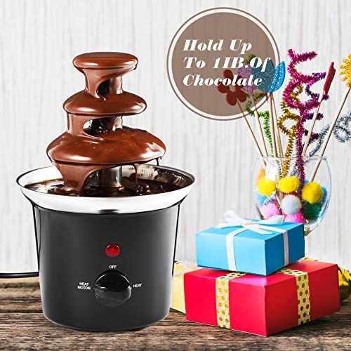 Chocolate Fountain, 3 Tiers Electric Melting Machine Chocolate Fondue