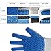 MUDEELA Pet Hair Remover Glove, Magic Pet Grooming Glove Brush, Efficient Deshedding Mitt for Dogs Cats Horses, Long and Short Fur