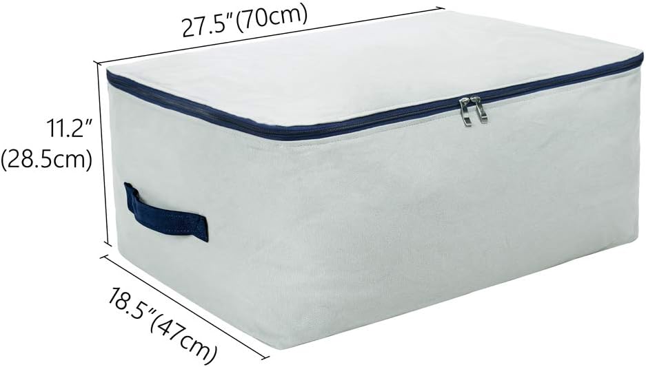 iwill createpro Canvas Household Jumbo Collapsible Storage Bag, Blanket Bag, closet soft storage bag - Image 4