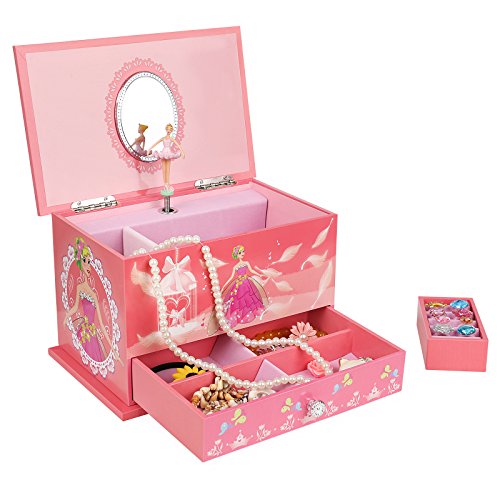 Купить SONGMICS Musical Jewelry Box Ballerina Jewel Storage Case for