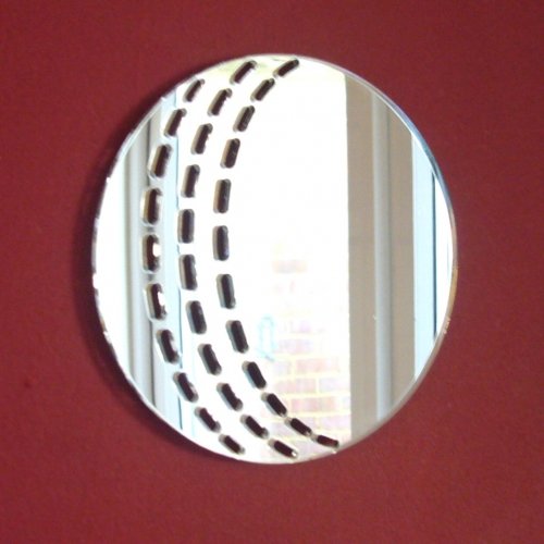 Super Cool Creations Cricket Ball Mirrors - 45cm x 45cm