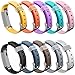 Fitbit Alta HR and Alta Bands, Greeninsync(TM) Watch Buckle Design Fitbit Alta Wristbands Accessory Replacement Bands Large Small for Man Women Kids,10pack