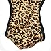 Easyfashion Men Sexy Leopard Print G String Lingerie Temptation Grain Underpants