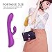 G-Spot Rabbit Waterproof Rechargeable Dildo Vibrator Adult Sex Toys for Women - Adorime Silicone Clitoris Vagina Stimulator Massager Sex Things for Couples