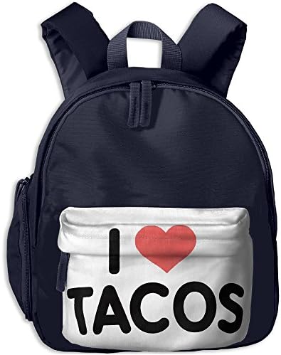 I Love Tacos Kids School Backpack For Boys And Girls Elementary School Bags Bookbag