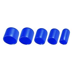 uxcell 100pcs Round Rubber End Caps Protective Caps