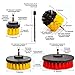 KNGUVTH 13 Piece Drill Brush Attachments Set, Power Scrubber Brush Cleaning Kit with Scrub Pads & Drill bit Extender - Cleaning Supplies for Bathroom, Grout, Floor, Tub, Tiles, Sinks, Kitchen, Car