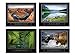 Motivational Set of 4: Innovation, Vision, Endurance & Influence 22x28 Inch Poster Set