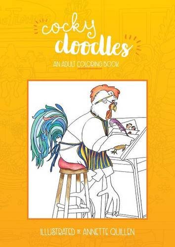 Cocky Doodles: An Adult Coloring Book