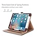 ProCase for iPad Pro 9.7 Case 2016 (Old Model), PU Leather Stand Folio Cover for iPad Pro 9.7 Inch (A1673/A1674/A1675) with 3 Viewing Angles & Pencil Holder & Document Card Pocket -Brown