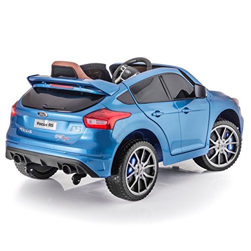 SUPERtrax Licensed Ford Focus RS Kid's Ride On Electric Toy Car, Remote Control, EVA Foam Rubber