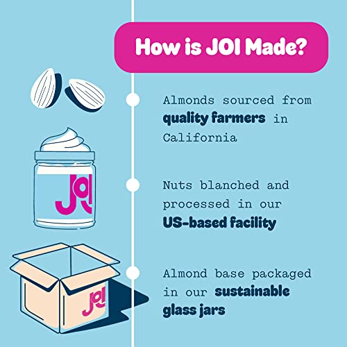 Organic Almond Milk Unsweetened Plain Concentrate by JOI 27 Servings Vegan, Kosher, Shelf