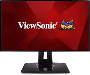 ViewSonic VP2458 Professional 24 inch 1080p Monitor with 100% sRGB Delta E<2 color=