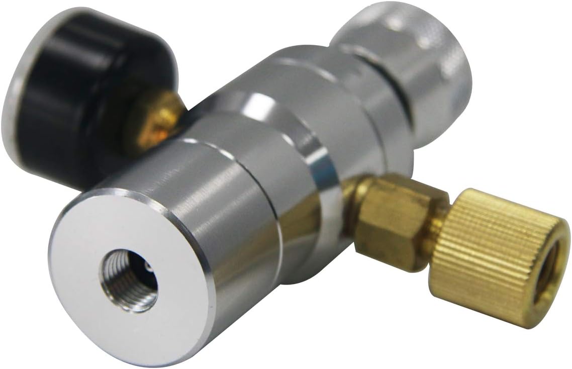 CO2 Keg Charger CO2 Regulator, Brand PERA Includes Keg Regulator 0-30 PSI, 3/8" Thread Adapter - Image 4