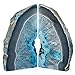 Decorative Bookends. Geode Agate Book Ends for Office Décor and Home (Blue)