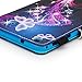 Dteck Case for Samsung Galaxy Tab 3 (8.0 Inch, 2013 Released, Model Number SM-T310 /SM-T311 /SM-T315) - Slim Lightweight Leather Wallet Stand Flip Cute Cover with Auto Sleep Wake (Purple Butterfly)