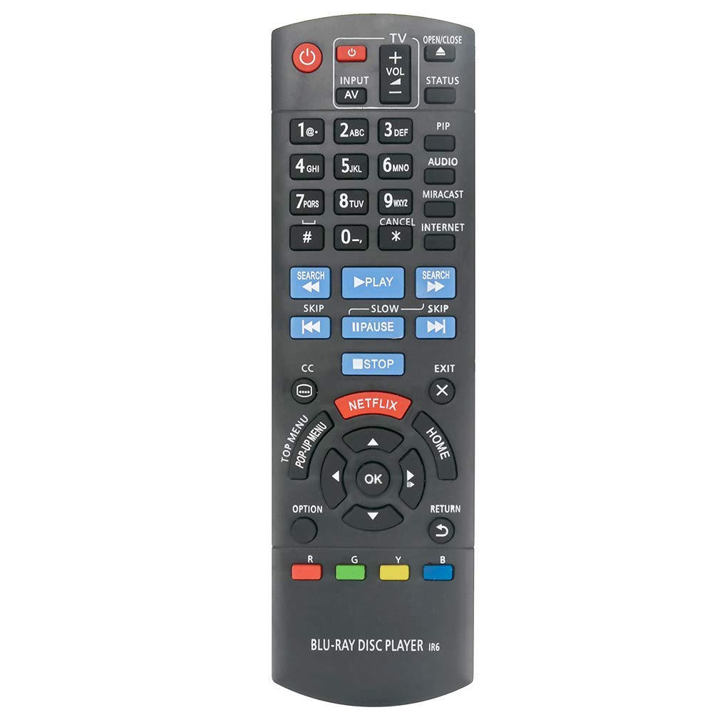 VINABTY N2QAYB000953 Remote Control fit for PANASONIC DVD Blu-ray Player DMP-BDT360 DMPBDT360 DMPBDT361 DMPBDT460 DMP-BDT361 DMP-BDT460
