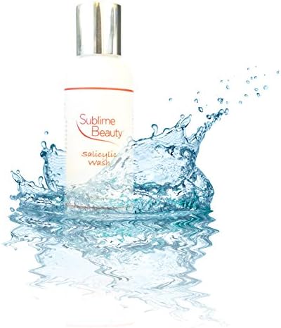 SALICYLIC FACE WASH from Sublime Beauty, 2 oz. Cleanser With 2% Salicylic Acid for Clear Skin and Pores. Great for Oily Skin or Aging Skin. Fresh Tingly Cleanser.