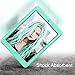 Hocase for iPad 2/3/4 Case, Rugged Slim Shockproof Soft Silicone Rubber+Hard Plastic Hybrid Dual Layer Protective Case for iPad 2nd/3rd/4th Generation (9.7-inch Display) - Teal