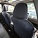 Leader Accessories Gray Sport Low Back Front Car Seat Covers, Set of 2, Cloth Seat Protector for Trucks SUV, Airbag Ready