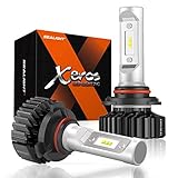 SEALIGHT 9005 LED Headlight Bulbs HB3 High Beam LED Bulb Mini Fanless Design 6500 Lumen 6000K Cool White 12 CSP Chips