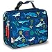 LONECONE Kids' Insulated Lunch Box - Cute Patterns for Boys and Girls, Shark Bite, Standard with Buckle