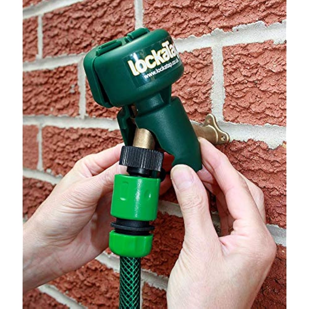 Outdoor Water Faucet Lock Fits Standard 1/2 Outside Taps Includes