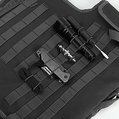 FRTKK Pack of 10 Tactical Gear Holder Clip Molle  Dominator Elastic