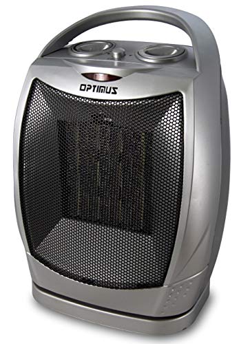 Optimus H-7247 Portable Oscillating Ceramic Heater with...