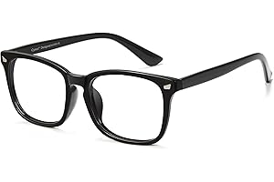 Cyxus Blue Light Blocking Computer Glasses Square Classic Retro Clear Lens Eyeglasses Frame for Women and Men
