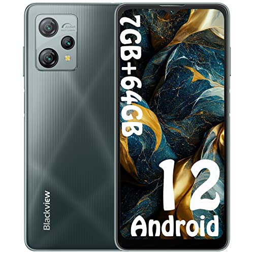 Blackview A53 Pro Smartphone Ohne Vertrag, 7GB+64GB/256GB erweiterbar, Helio G35 2.3Ghz Octa Core Android 12 Günstig Handy Ohne Vertrag, 5080mAh 6.5'' Smartphone 12MP+8