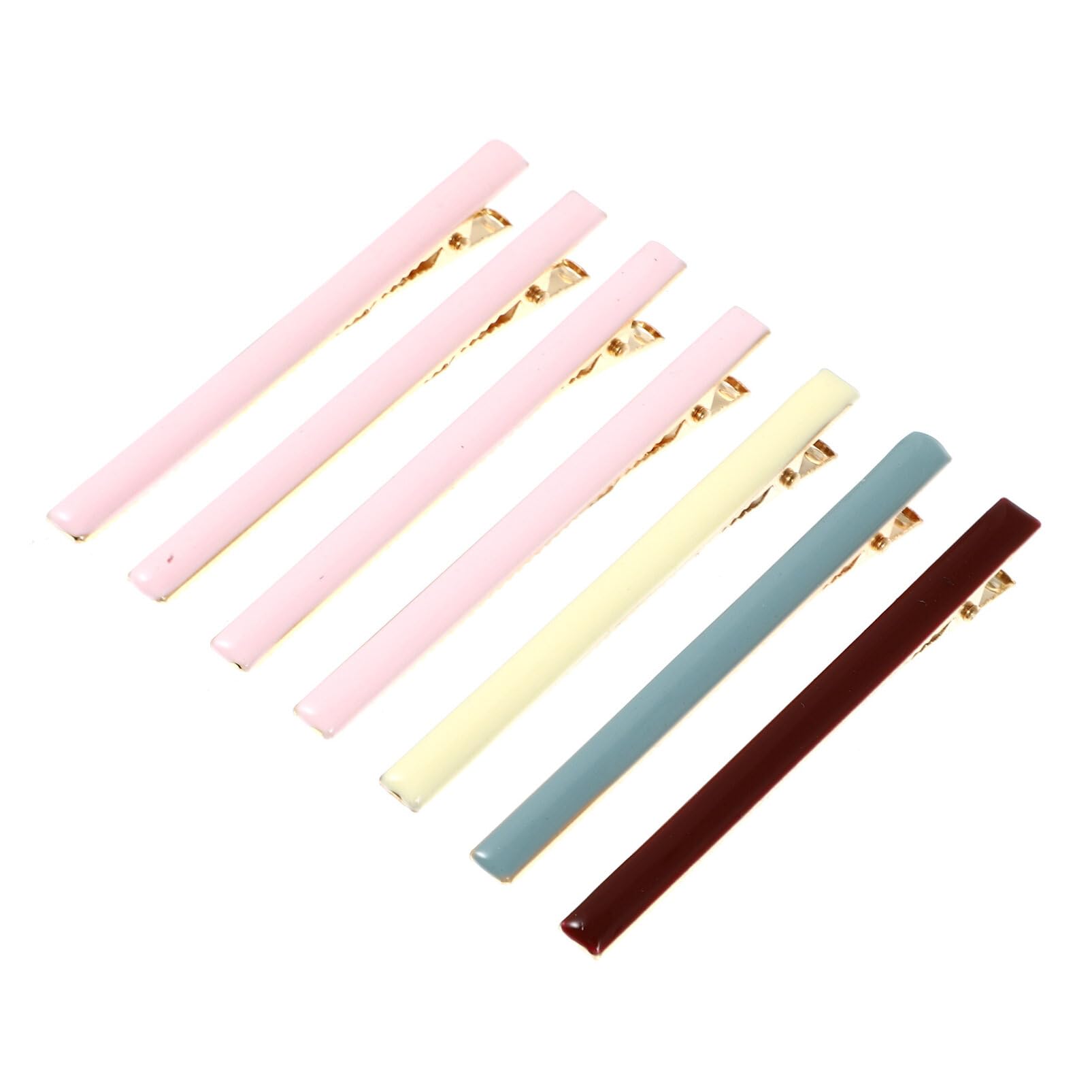 7pcs Alligator Hair Clips Metal Teeth Hair Pins Duckbill Hair Clip Non- slip Hair Barrettes for Women Girls (Mixed Color)